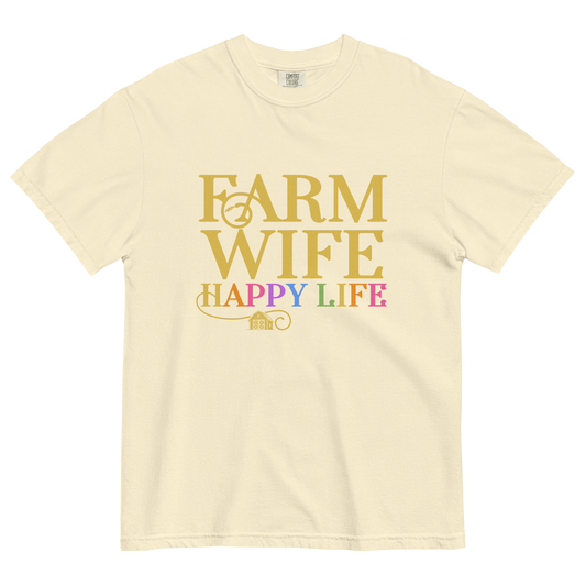 Farm Wife Happy Life Tee