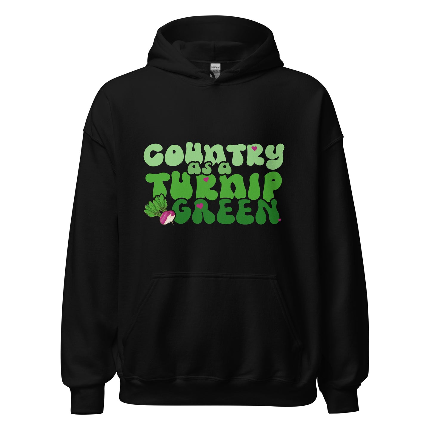 Country As A Turnip Green Hoodie