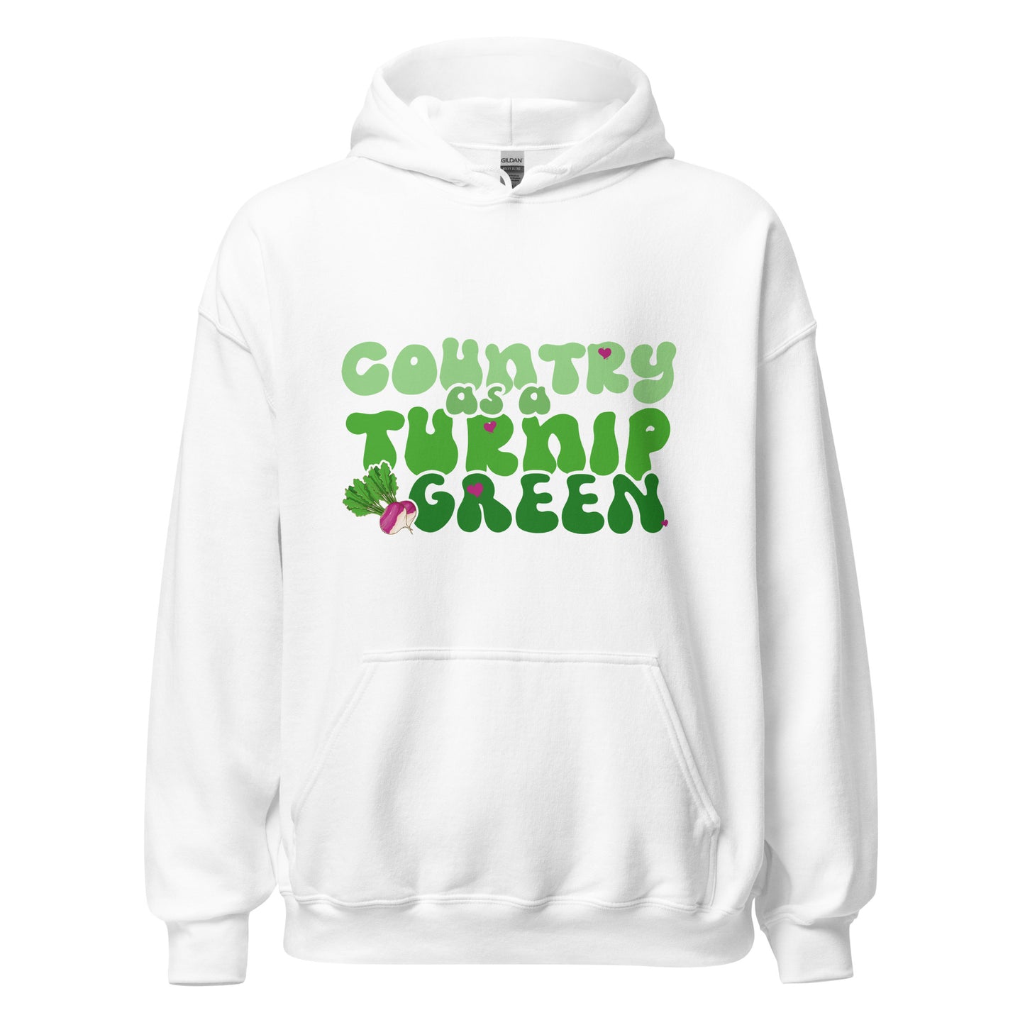 Country As A Turnip Green Hoodie
