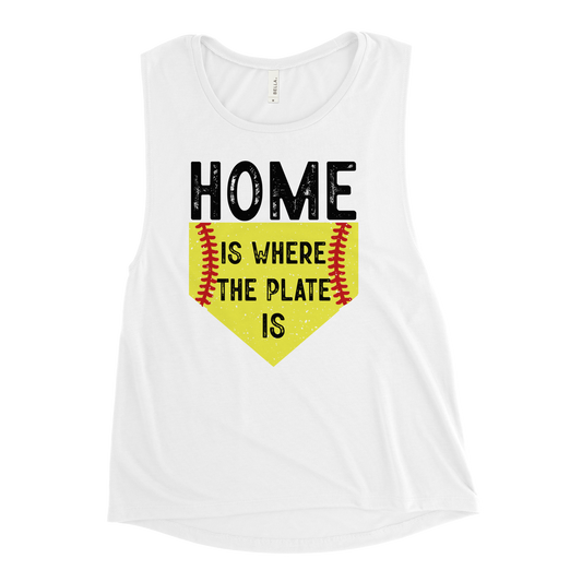Home Is Where The Plate Is Tank (Softball)